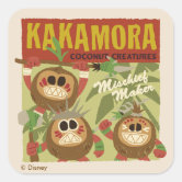 Moana Kakamora Coconut Pirates Classic Round Sticker Zazzle Com