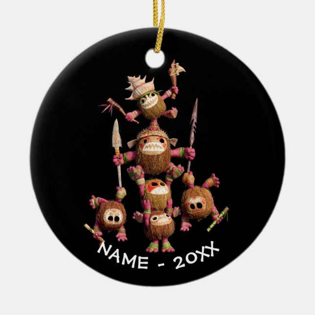Moana | Kakamora - Coconut Pirates Ceramic Ornament (Front)