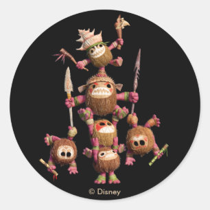 Moana Kakamora - Coconut Pirates Classic Round Sticker