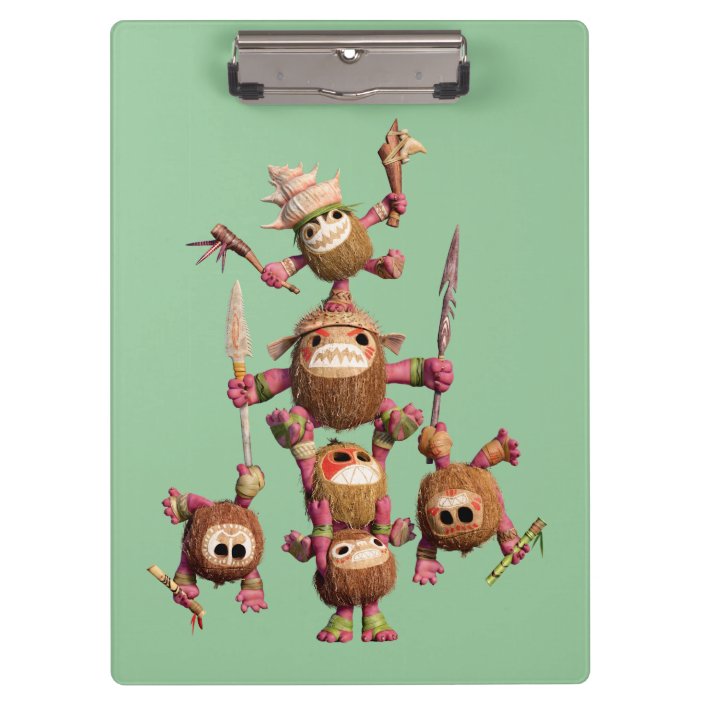 Moana Kakamora Coconut Pirates Clipboard Zazzle Com