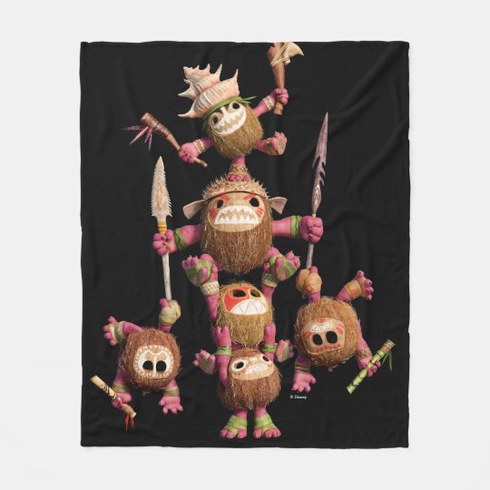 Moana Kakamora Coconut Pirates Fleece Blanket Zazzle Com