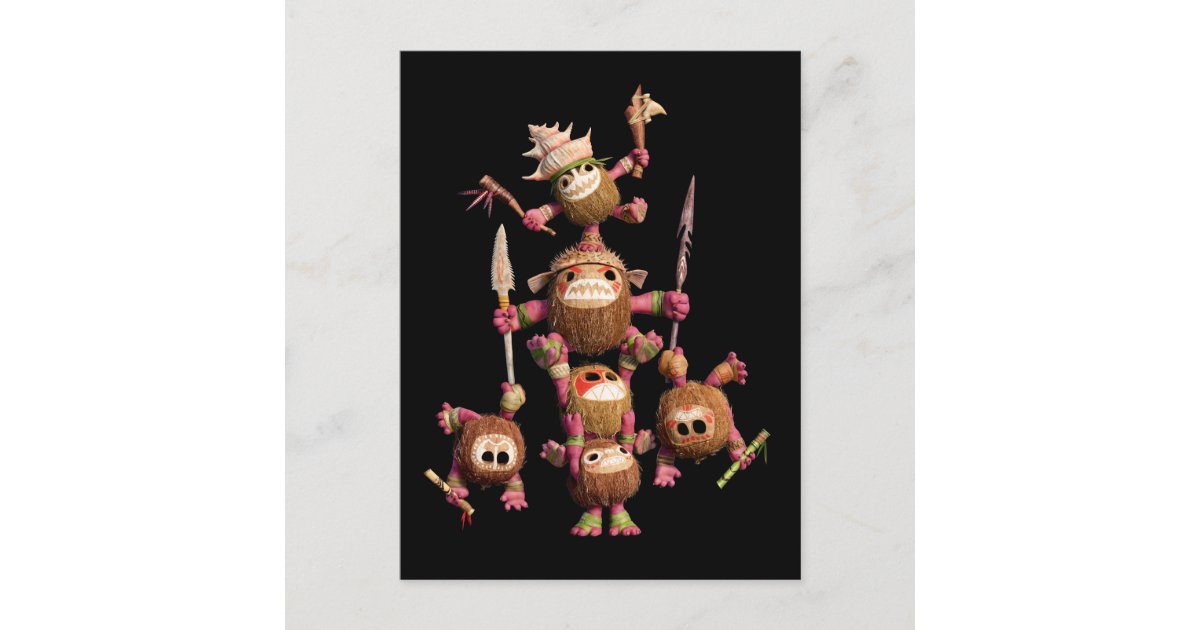 Moana Kakamora Coconut Pirates Postcard Zazzle Com