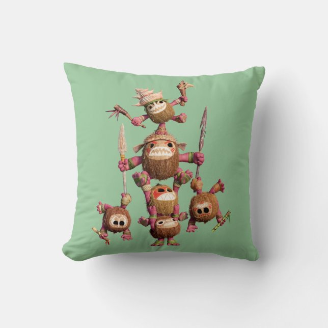 Moana | Kakamora - Coconut Pirates Throw Pillow (Front)
