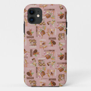 Moana & Kakamora Vintage Pattern iPhone 11 Case