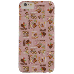 Moana &amp; Kakamora Vintage Pattern Barely There iPhone 6 Plus Case