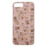 Moana &amp; Kakamora Vintage Pattern iPhone 8 Plus/7 Plus Case