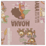 Moana &amp; Kakamora Vintage Pattern Fabric