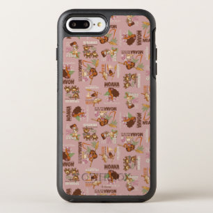 Moana & Kakamora Vintage Pattern OtterBox Symmetry iPhone 8 Plus/7 Plus Case
