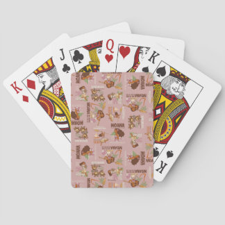 Moana & Kakamora Vintage Pattern Playing Cards