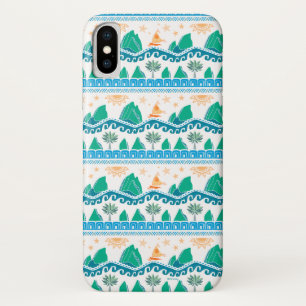 Moana Land And Sea Are One - Pattern iPhone X Case