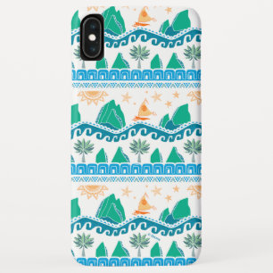 Moana Land And Sea Are One - Pattern iPhone XS Max Case