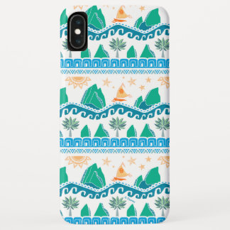 Moana | Land And Sea Are One - Pattern iPhone XS Max Case