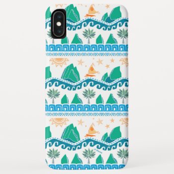 Moana | Land And Sea Are One - Pattern Iphone Xs Max Case by Moana at Zazzle