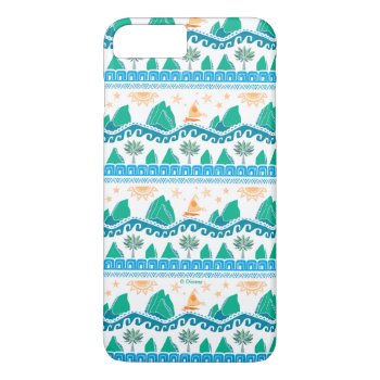 Moana | Land And Sea Are One - Pattern Iphone 8 Plus/7 Plus Case by Moana at Zazzle