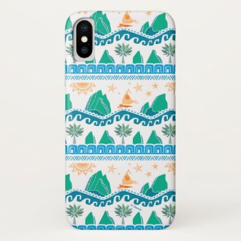 Moana | Land And Sea Are One - Pattern Iphone Xs Case by Moana at Zazzle