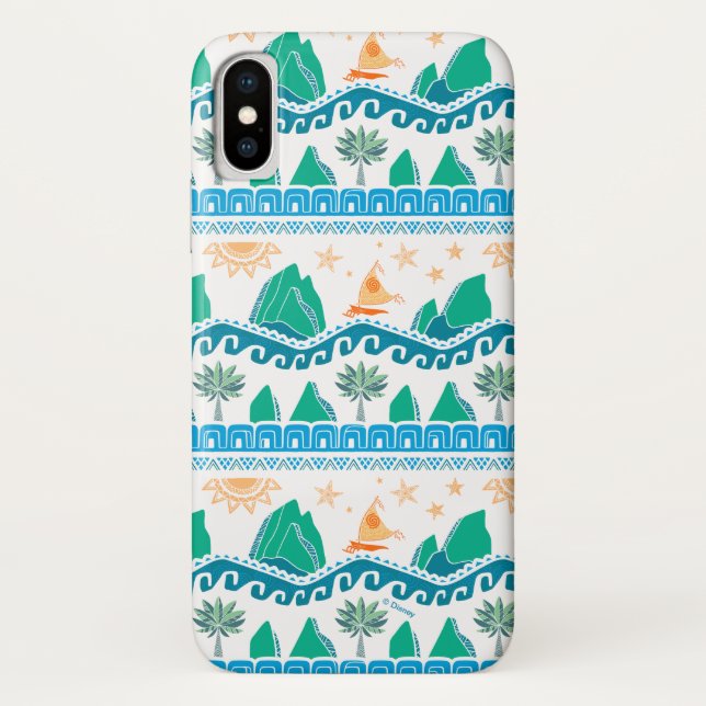 Moana | Land And Sea Are One - Pattern Case-Mate iPhone Case (Back)