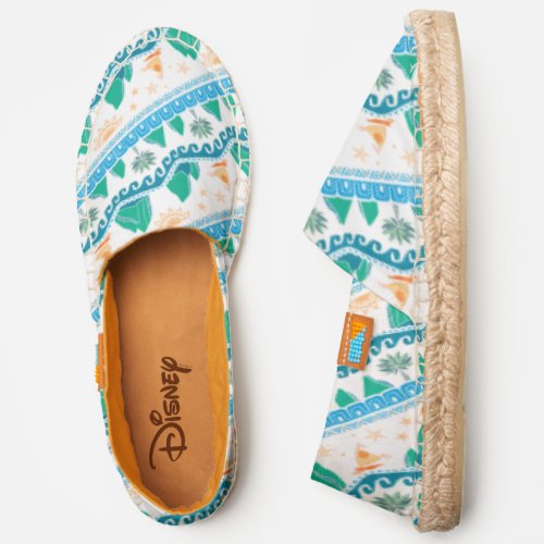 Moana  Land And Sea Are One _ Pattern Espadrilles