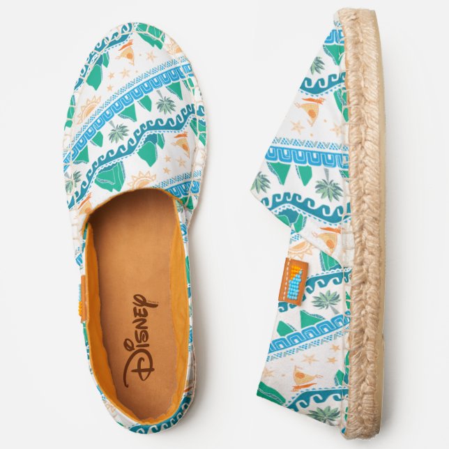 Moana | Land And Sea Are One - Pattern Espadrilles (Side)