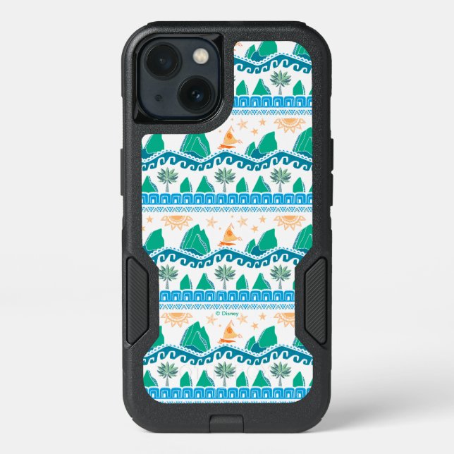 Moana | Land And Sea Are One - Pattern Otterbox iPhone Case (Back)