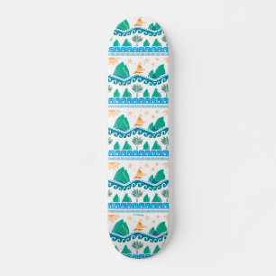 Moana   Land And Sea Are One - Pattern Skateboard Deck