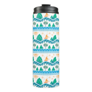 Moana Land And Sea Are One - Pattern Thermal Tumbler