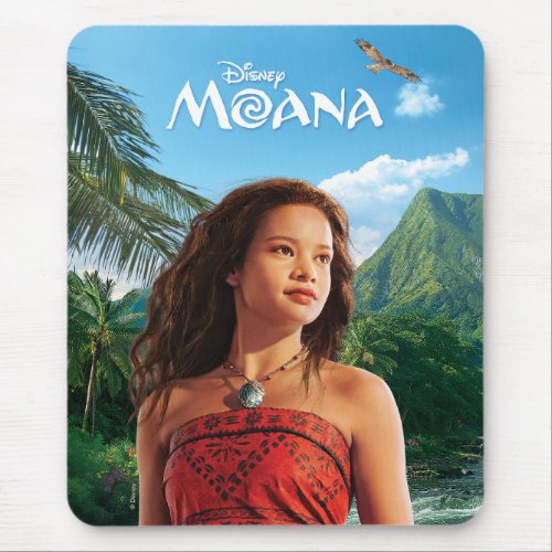 Moana Live Action Cinematic Adventure Portrait Mouse Pad