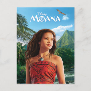 Moana Live Action Cinematic Adventure Portrait Postcard