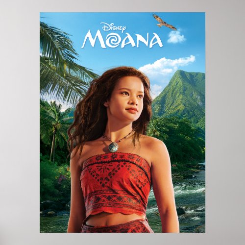 Moana Live Action Cinematic Adventure Portrait Poster