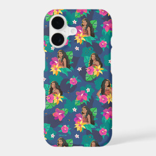 Moana Live Action Floral Seamless Pattern iPhone 17 Case