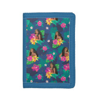 Moana Live Action Floral Seamless Pattern
