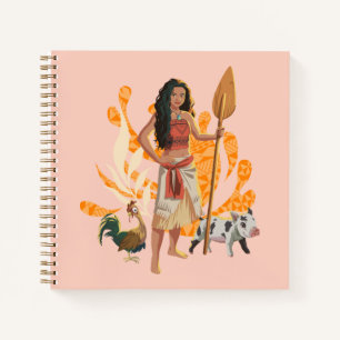 Moana Live Action Wayfinder Pua Heihei Graphic Notebook
