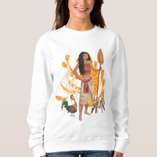 Moana Live Action Wayfinder Pua Heihei Graphic Sweatshirt