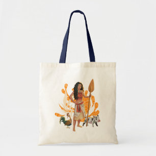 Moana Live Action Wayfinder Pua Heihei Graphic Tote Bag