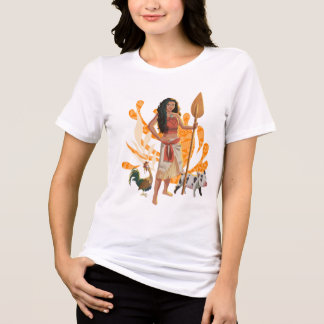 Moana Live Action Wayfinder Pua Heihei Graphic Tri-Blend Shirt