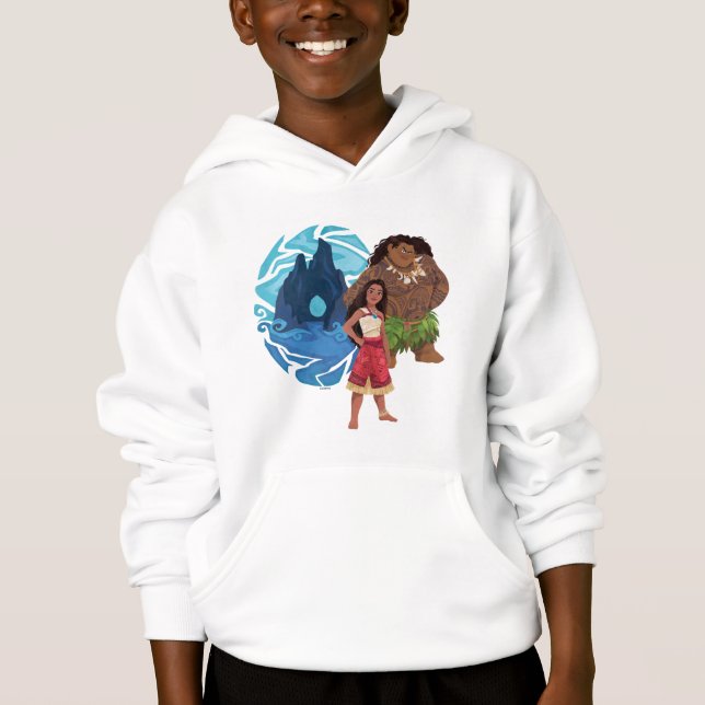 Moana & Maui Adventures in Oceania Hoodie (Front)