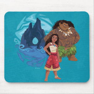 Moana & Maui Adventures in Oceania Mouse Pad