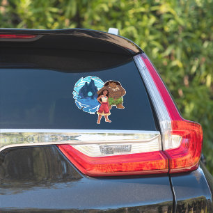 Moana & Maui Adventures in Oceania Sticker