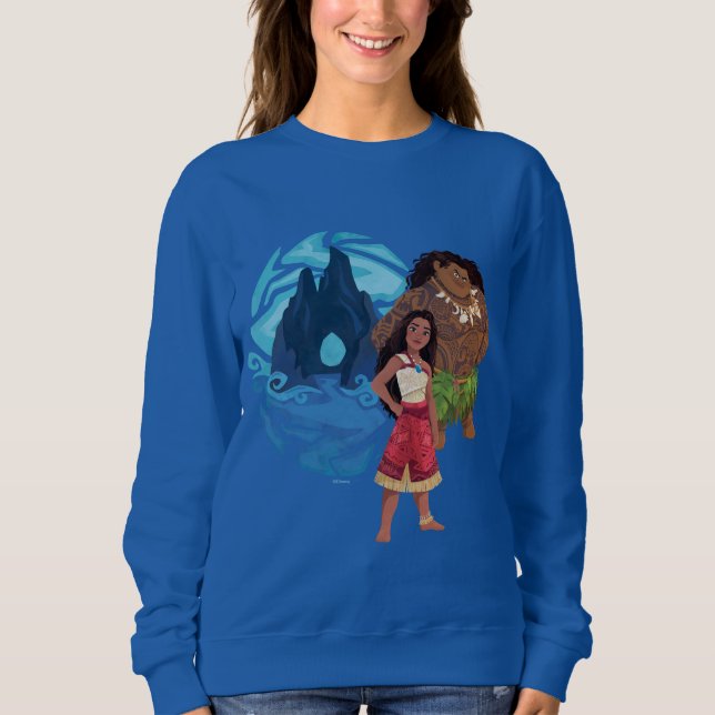 Moana & Maui Adventures in Oceania Sweatshirt (Front)