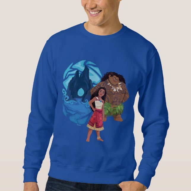 Moana & Maui Adventures in Oceania Sweatshirt (Front)