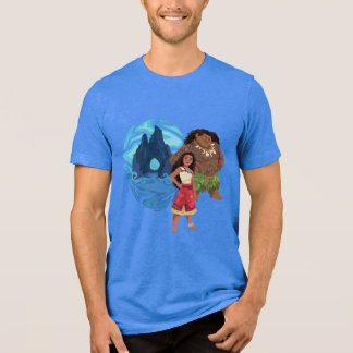Moana & Maui Adventures in Oceania Tri-Blend Shirt