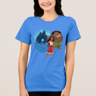 Moana & Maui Adventures in Oceania Tri-Blend Shirt