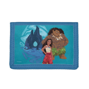 Moana & Maui Adventures in Oceania Tri-fold Wallet