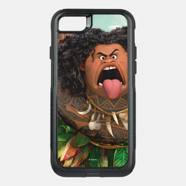 Moana | Maui - Don't Trick a Trickster Otterbox iPhone Case (Back)