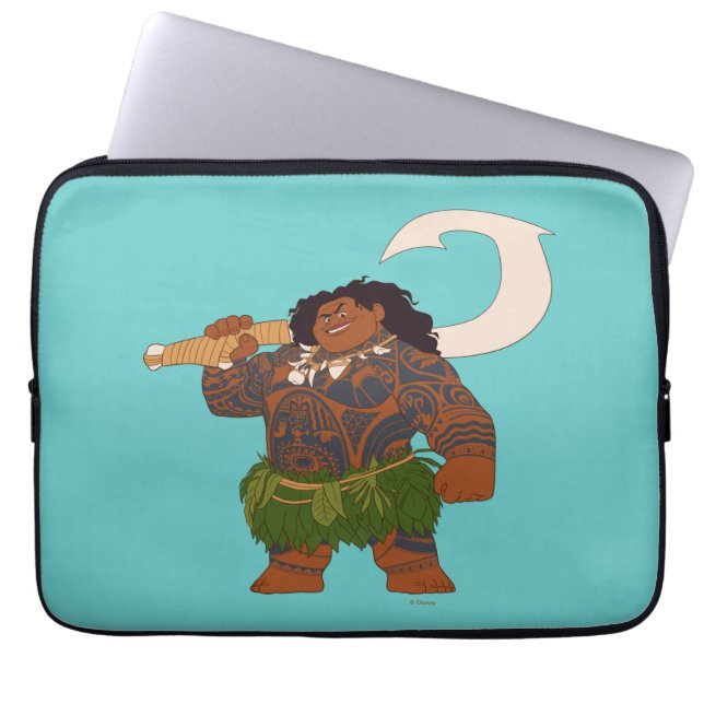 Moana | Maui - Hook Has The Power Laptop Sleeve (Front)
