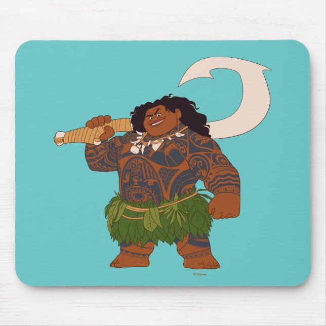 Moana | Maui - Hook Has The Power Mouse Pad (Front)