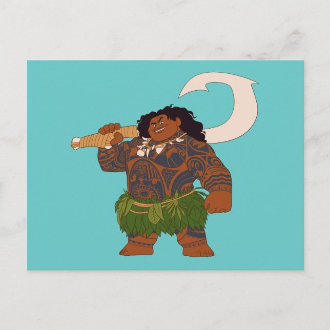 Moana | Maui - Hook Has The Power Postcard (Front)