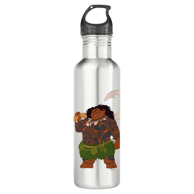 Moana | Maui - Hook Has The Power Water Bottle (Front)