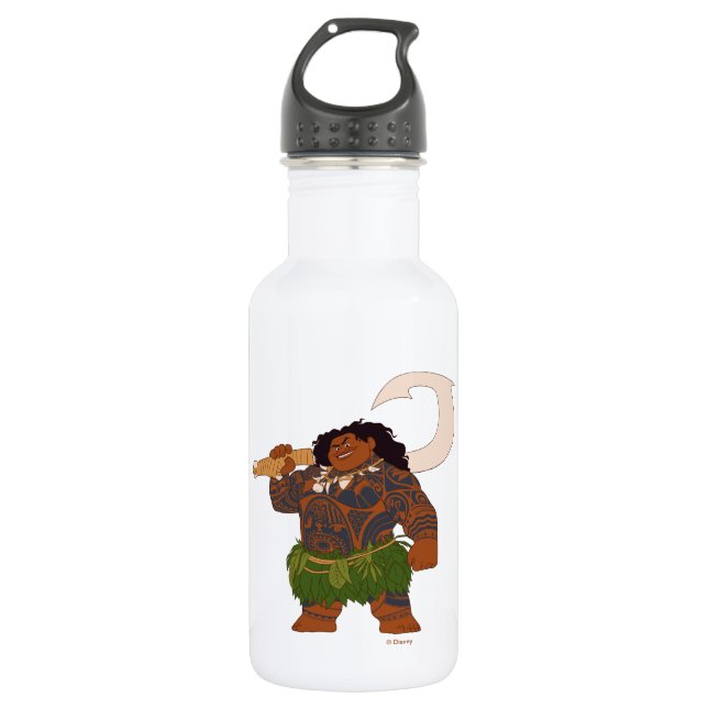 Moana | Maui - Hook Has The Power Water Bottle (Front)