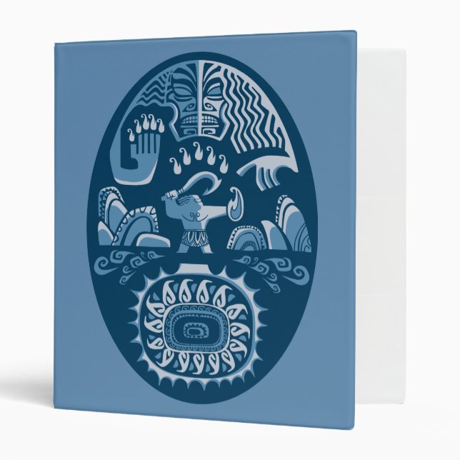 Moana | Maui - Island Lifter Binder (Front/Inside)