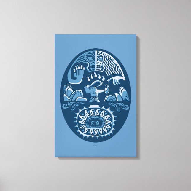 Moana | Maui - Island Lifter Canvas Print (Front)